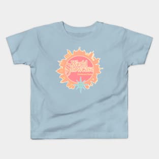 World Showcase Compass Peach Kids T-Shirt